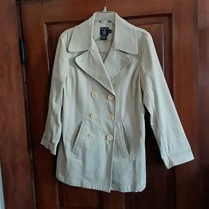 Double Breasted Faconnable Light Weigh Coat Jacket